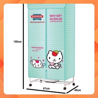 Tủ sấy quần áo sunhouse shd2702 - hàng chính hãng
