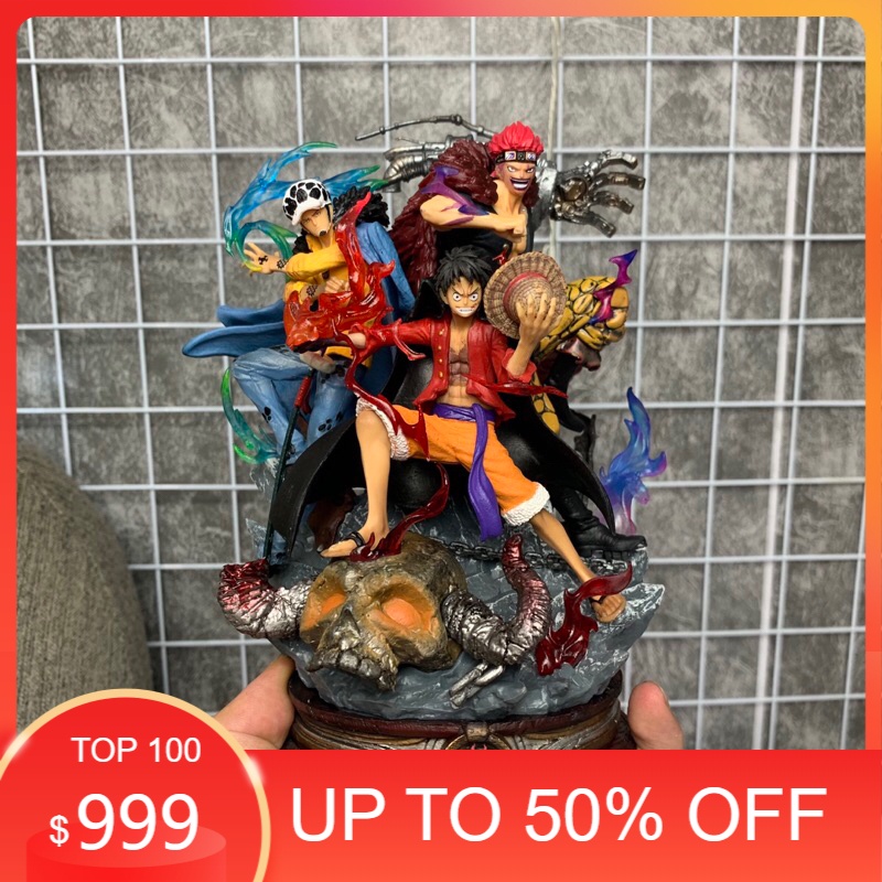 Mô hình - Bộ ba Siêu Tân Tinh Luffy - Kid - Law - One Piece