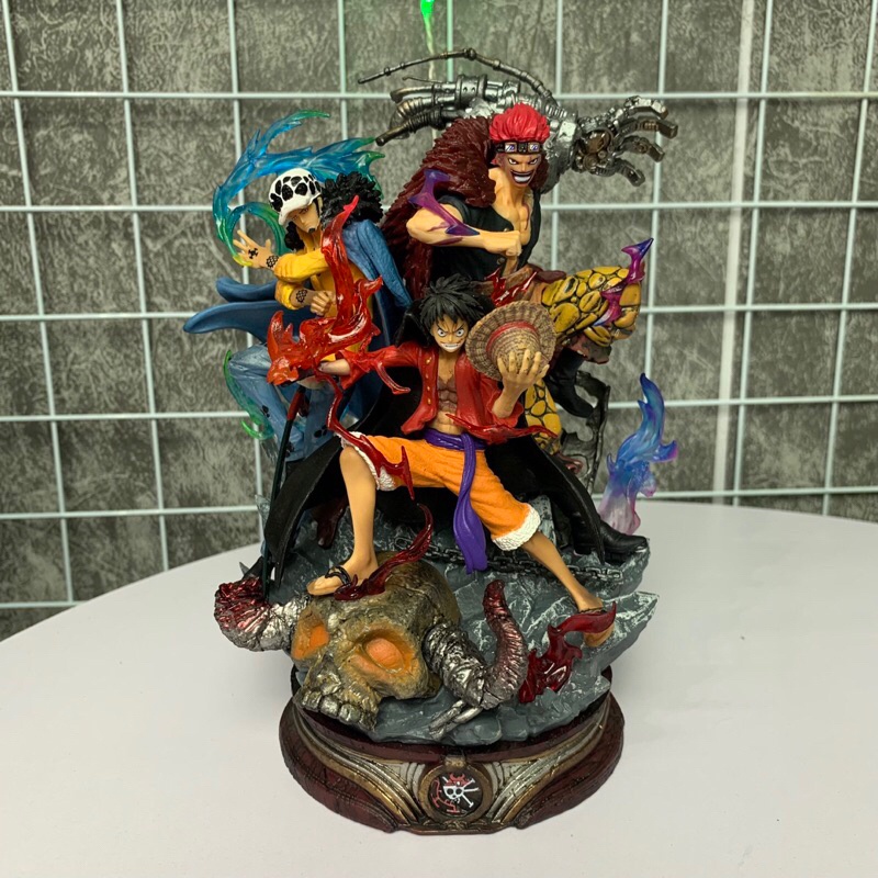 Mô hình - Bộ ba Siêu Tân Tinh Luffy - Kid - Law - One Piece