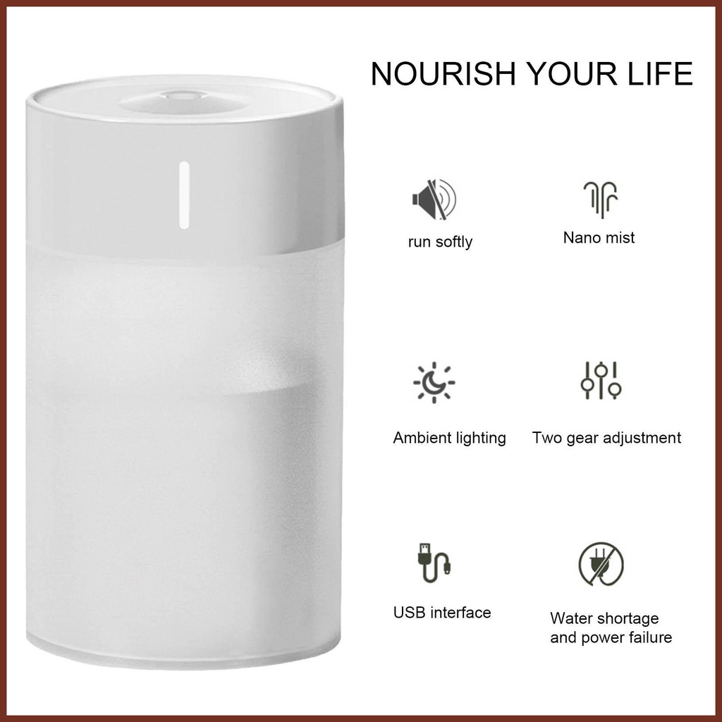 Máy Khuếch Tán Tinh Dầu Làm Ẩm Không Khí mini usb Cho Xe Hơi / Nhà Ở / Xe Hơi haoyisvn
