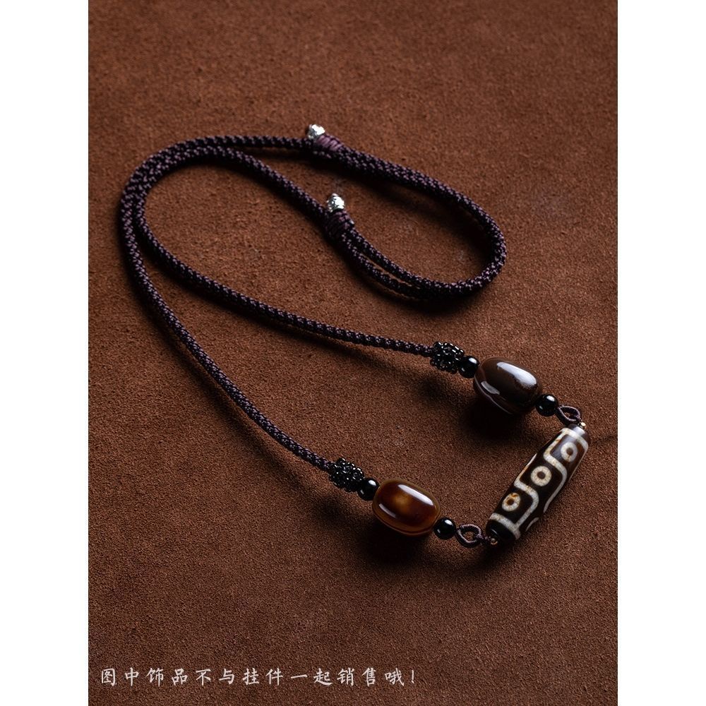 Dây Đeo Chuỗi Hạt 9.26 Hai Đầu dzi Phong Cách Tây Tạng Cho Nam Và Nữ