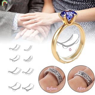 Bộ 8 Kích Cỡ Nhẫn Tròn Giảm Kích Thước Nhẫn / Vòng Đệm Trong Suốt / Nâng Điều Chỉnh Được