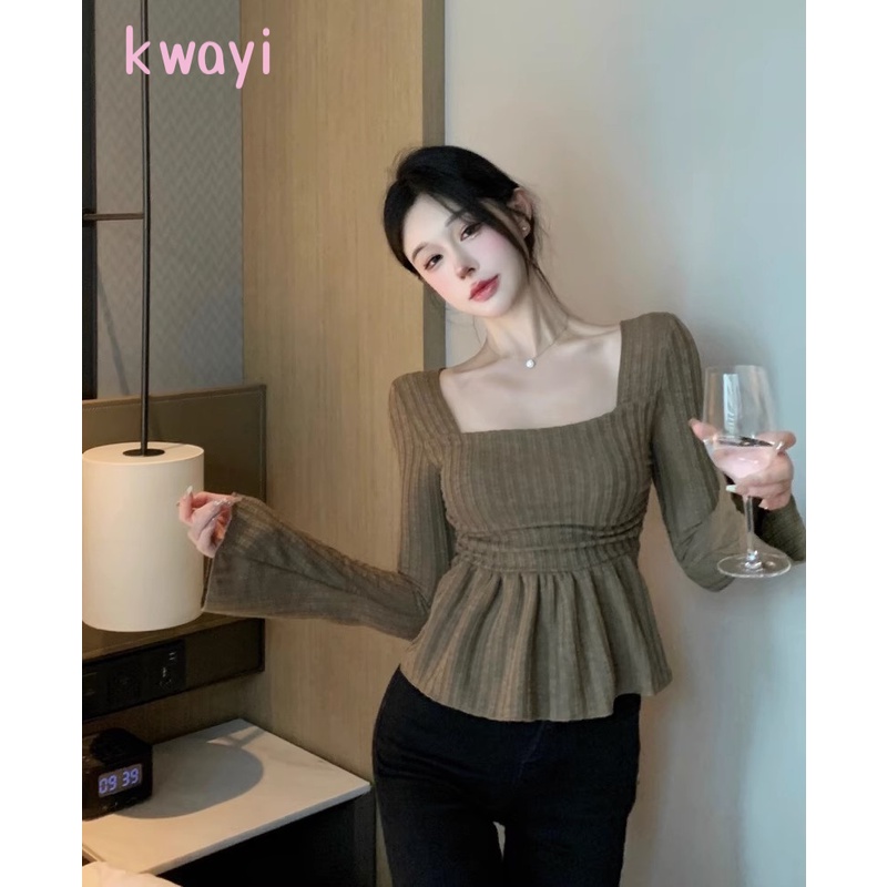 Kwayi Áo Len áo khoác cardigan Xu hướng thời trang Cute phổ biến WMY2393F1339Z230926