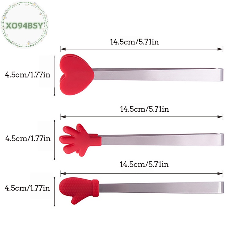 Xo94bsy 3 Kẹp Gắp Đá Bằng Silicon Và Thép Không Gỉ vn