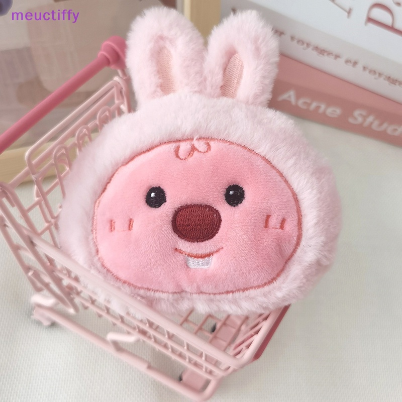 Meuctiffy Móc Khóa Hình Thú Nhồi Bông Màu Hồng Dễ Thương Cá Tính vm