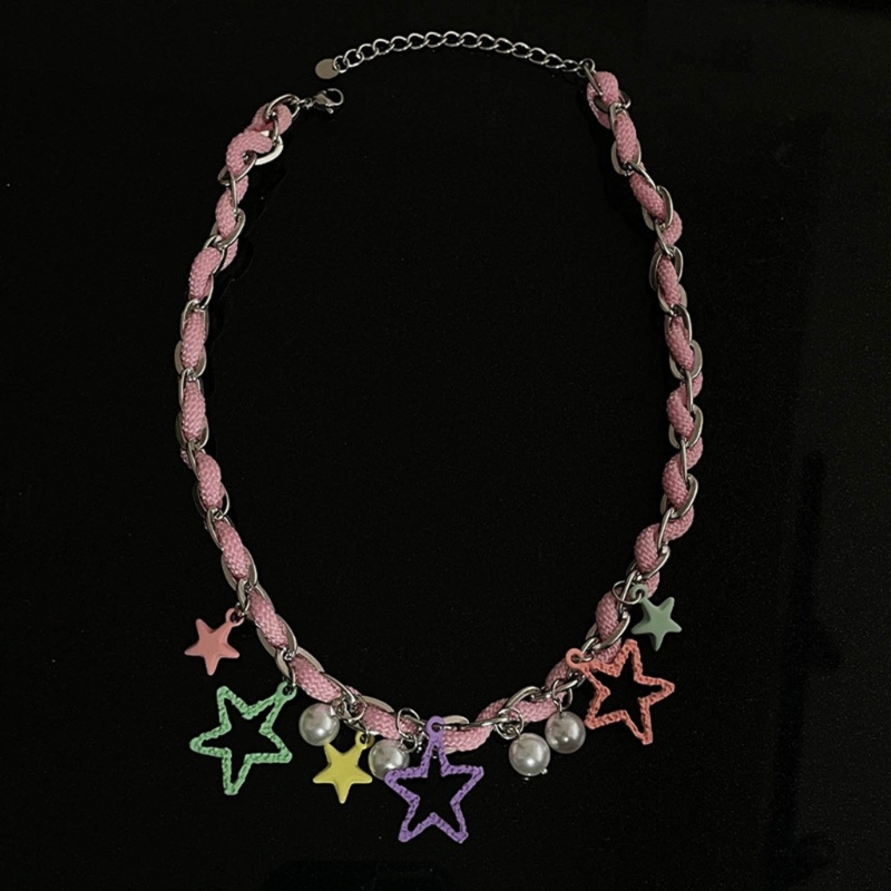 Vòng Cổ choker Mặt Ngôi Sao omg Thời Trang Đi Biển Mùa Hè harajuku