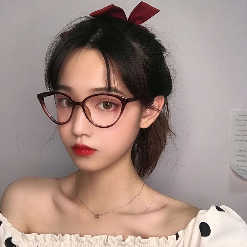 Mắt Kính Chống Ánh Sáng Xanh Siêu Nhẹ Phong Cách Retro Thời Trang Cho Nữ YR