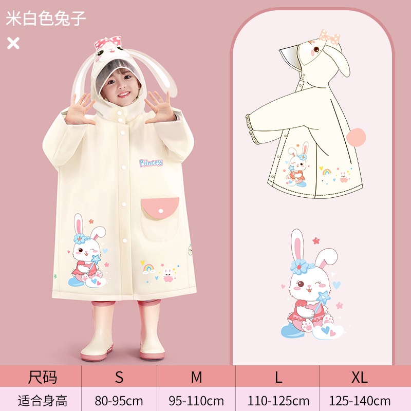 Áo Mưa Thiết Kế Xinh Xắn Cao Cấp Dành Cho Bé Mẫu Giáo Scho