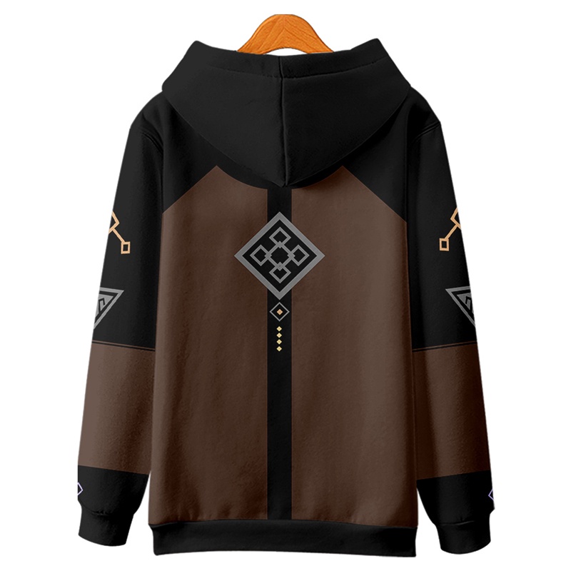 Hot game genshin Impreza zhongli zhong li Áo hoodie In Họa Tiết 3d Cỡ Lớn Cho Nam / Nữ