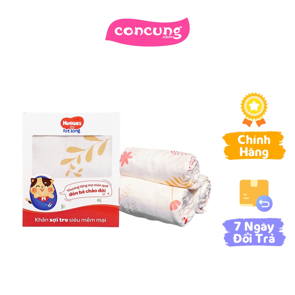 QT Huggies_Khăn sợi tre