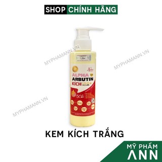 Kem Kích Trắng Alpha Arbutin Nikos Beauty Chính Hãng - Kích Trắng 100+ Pluss Thanh Nhi Nicos