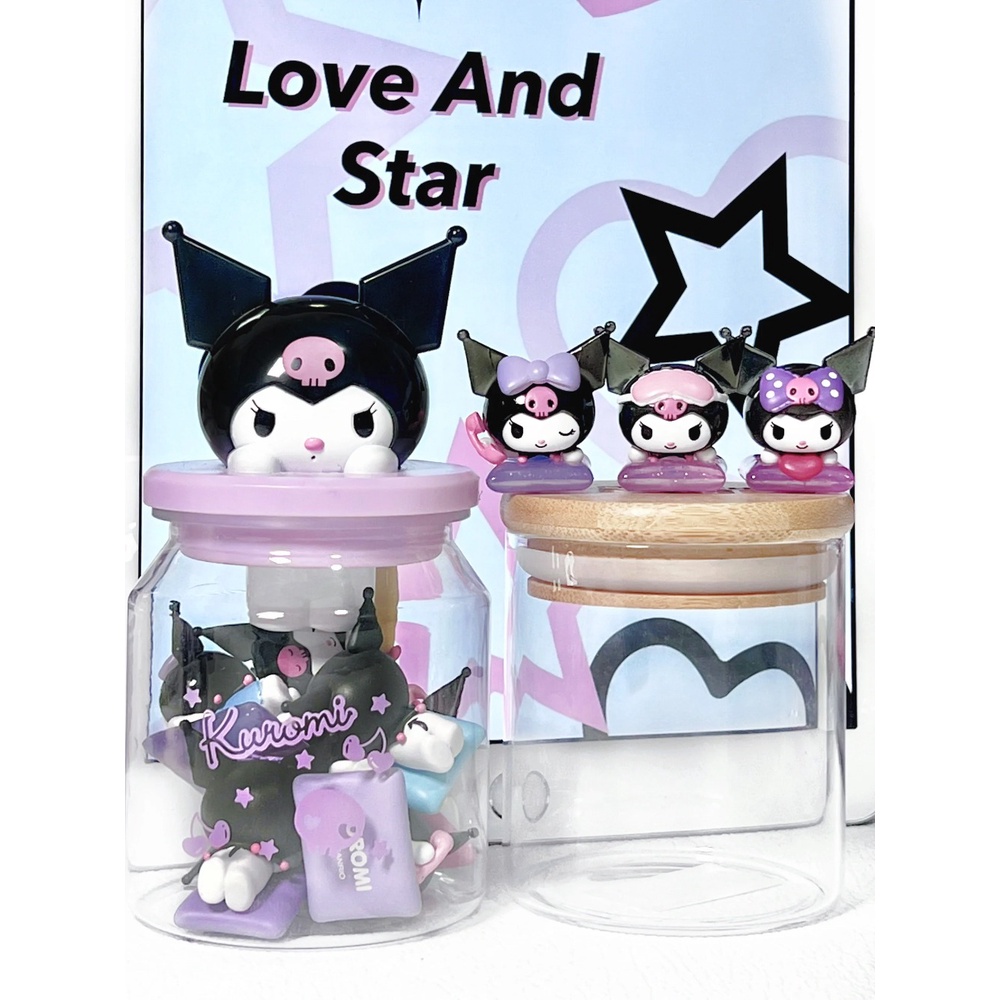Sanrio Mô Hình Đồ Chơi mini kuromi 12 Kiểu Dáng Đáng Yêu