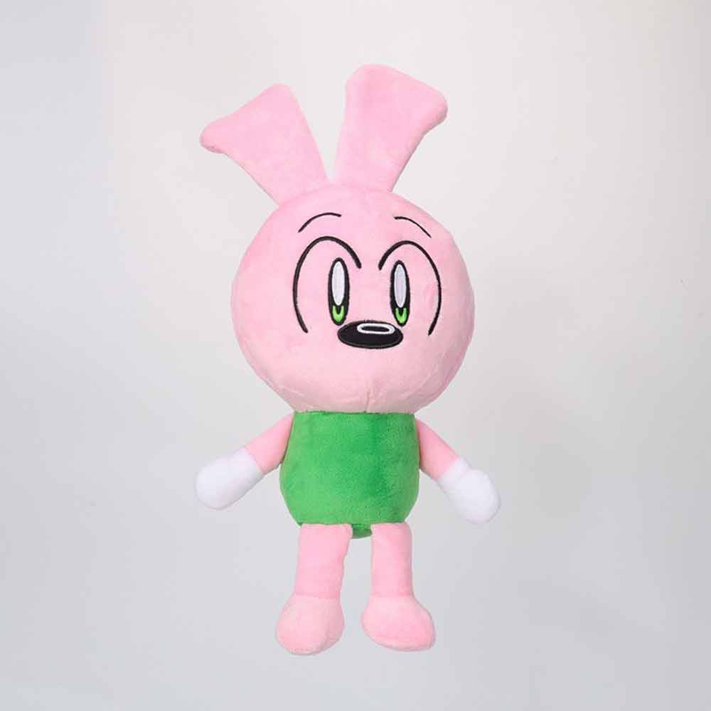Riggy Monkey Plus Pink Rabbit Plush Doll Danokal Drawing Plush Toy 30Cm