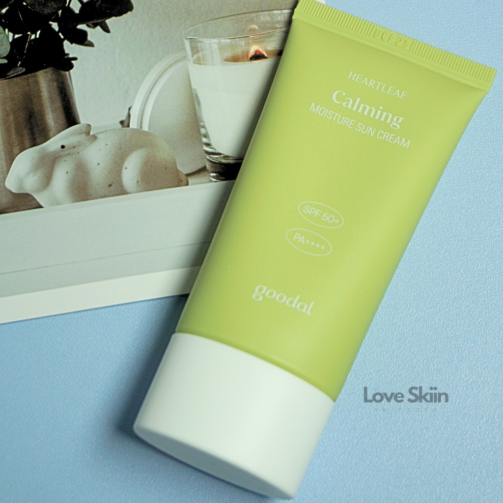 Kem chống nắng diếp cá cho da nhạy cảm Goodal Houttuynia Cordata Calming Moisture Sun Cream SPF 50+ Pa++++ 50ml