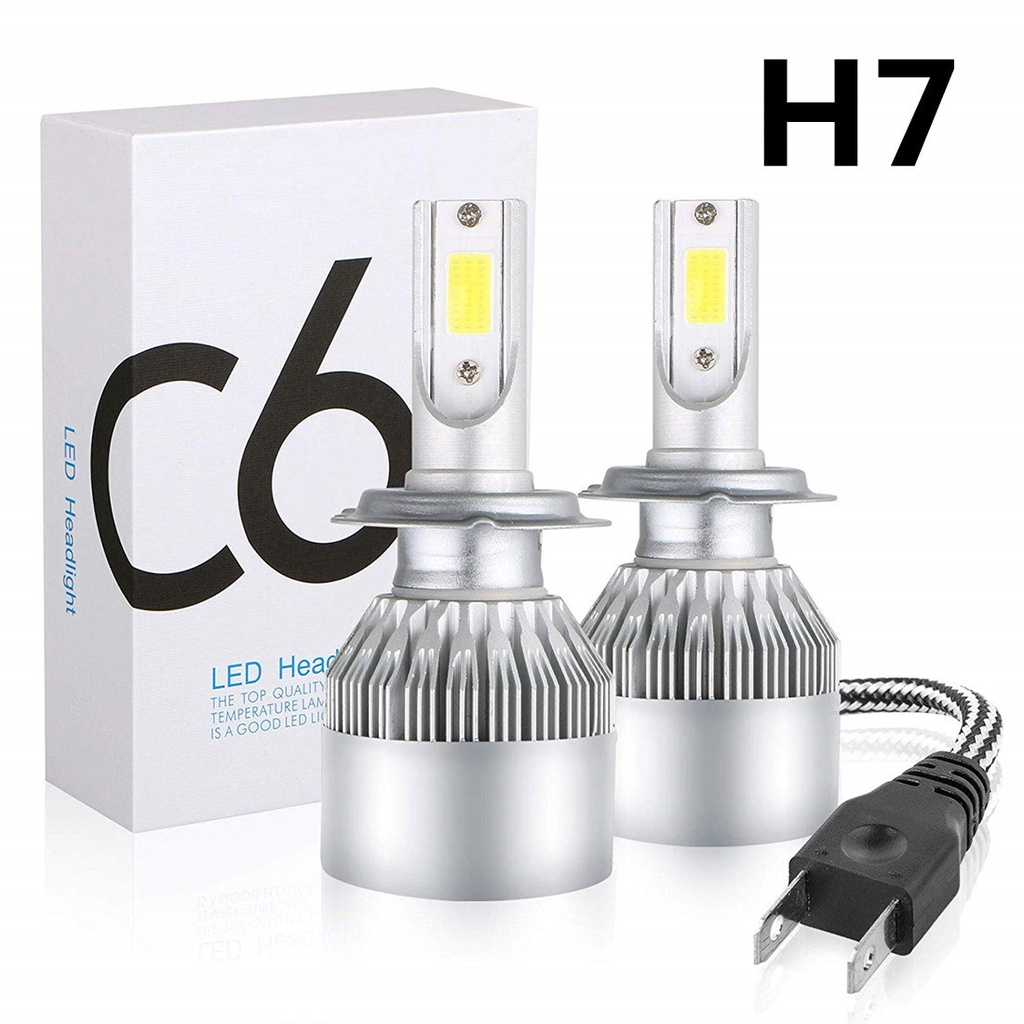 Đèn Pha led c6 h4 h7 h11 9005 36w Chất Lượng Cao Cho Xe Hơi