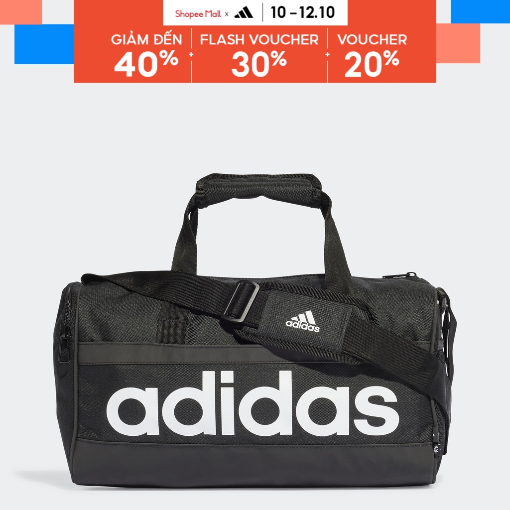 adidas Phong cách sống Túi Duffel Linear Essentials Siêu Nhỏ Unisex Đen HT4744