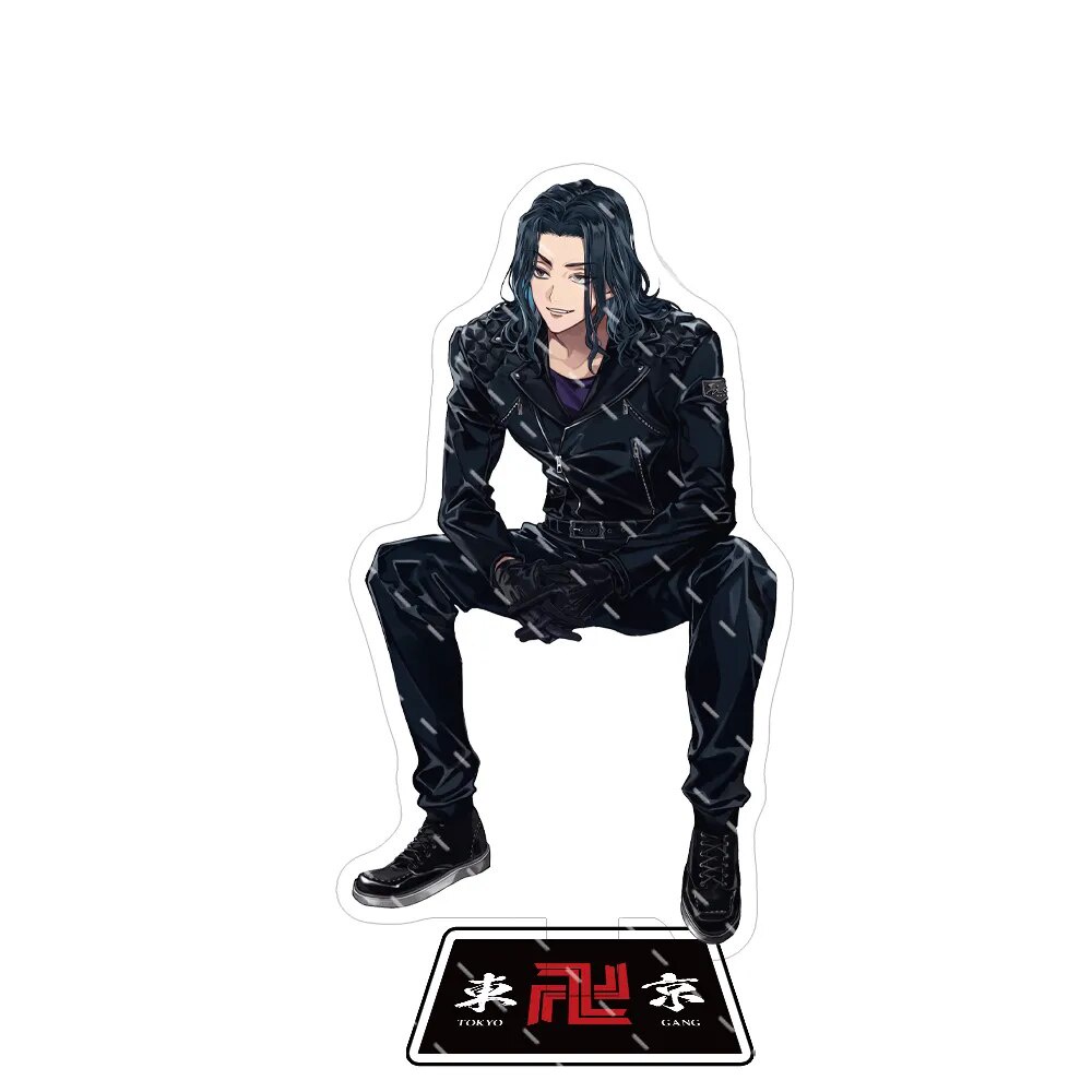 Mô hình Standee Anime Figure Haitani Ran Cosplay Tokyo Revengers 4 Phụ kiện trang trí để bàn góc học tập