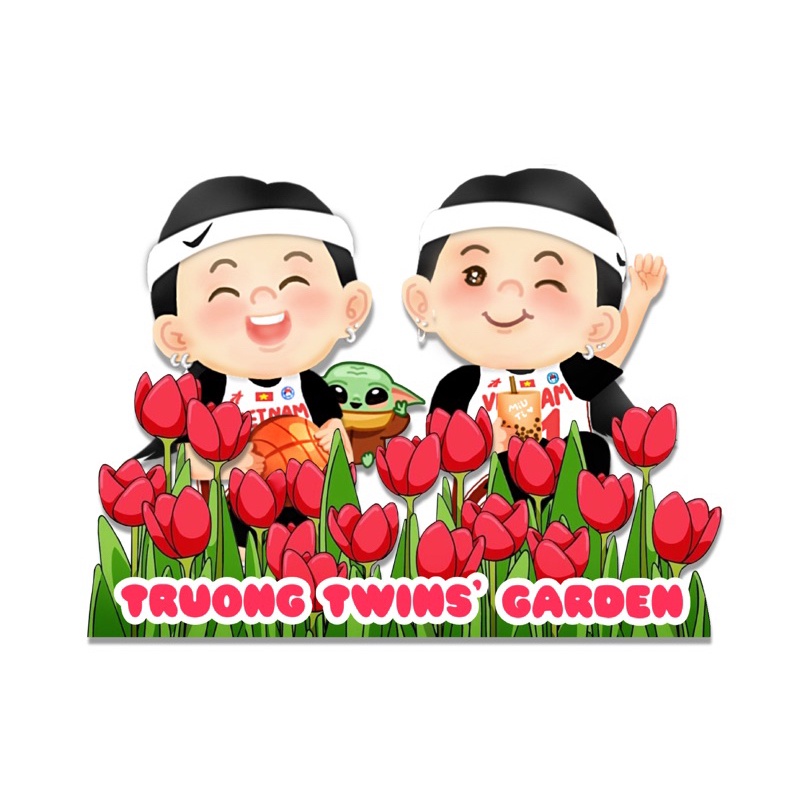 Móc khoá chibi Trương Twins. Thảo My Thảo Vy