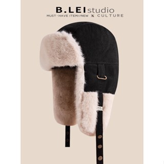 Mũ Len Giả Lông Thỏ Dày Dặn Bảo Vệ Tai Phong Cách Nhật Bản Mới 2023 Cho Nam Và Nữ