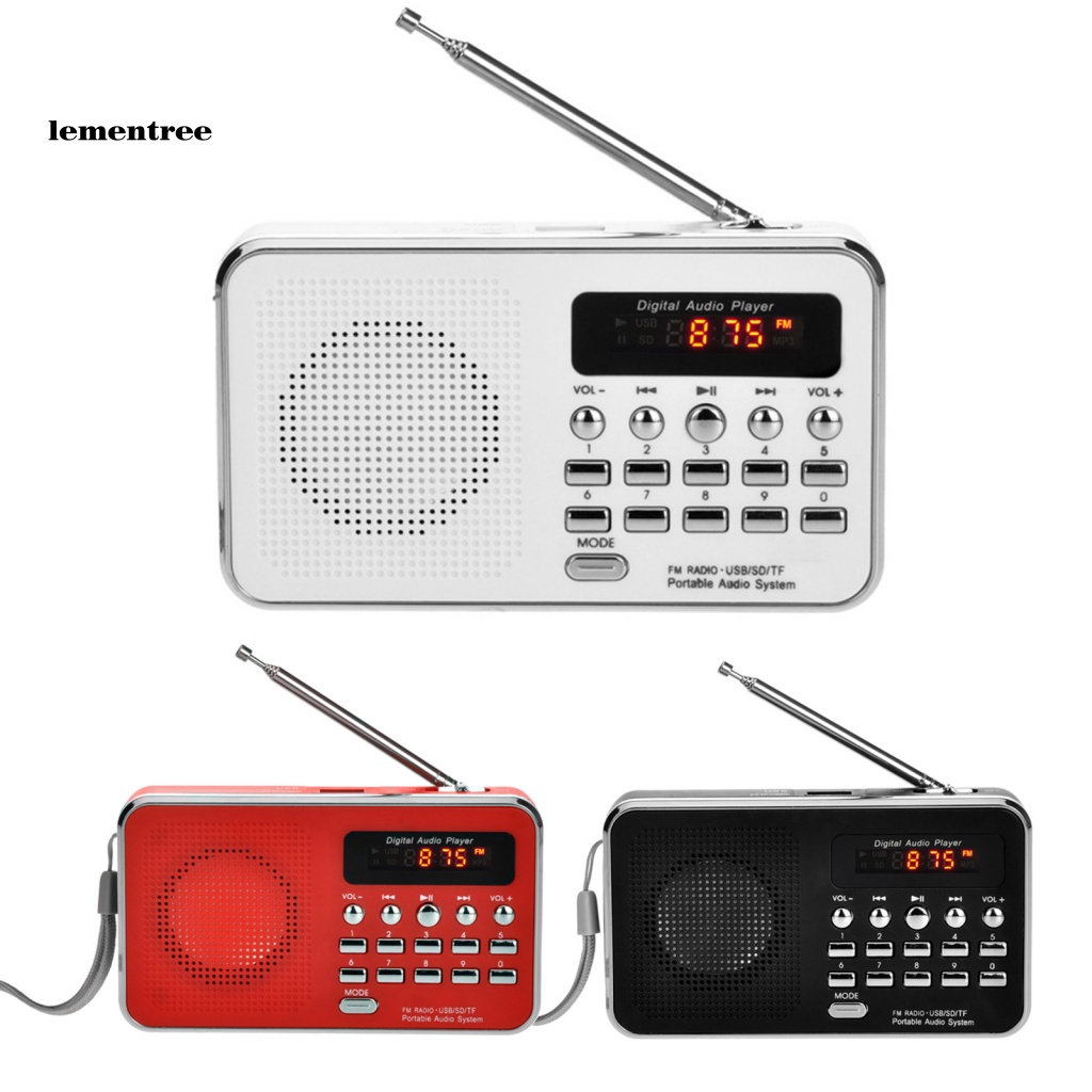 Radio mini l-938 Màn Hình 15 inch Loa 3w Và Phụ Kiện