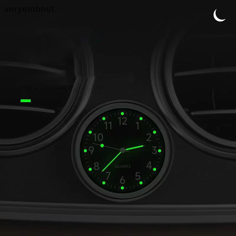 Ut Đồng Hồ Điện Tử mini Chống Thấm Nước Trang Trí Xe Hơi Xe Máy