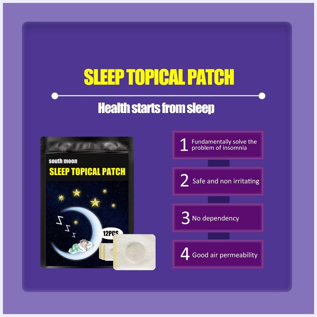 Miếng Dán Hỗ Trợ Giấc Ngủ Thoải Mái Cho Bé