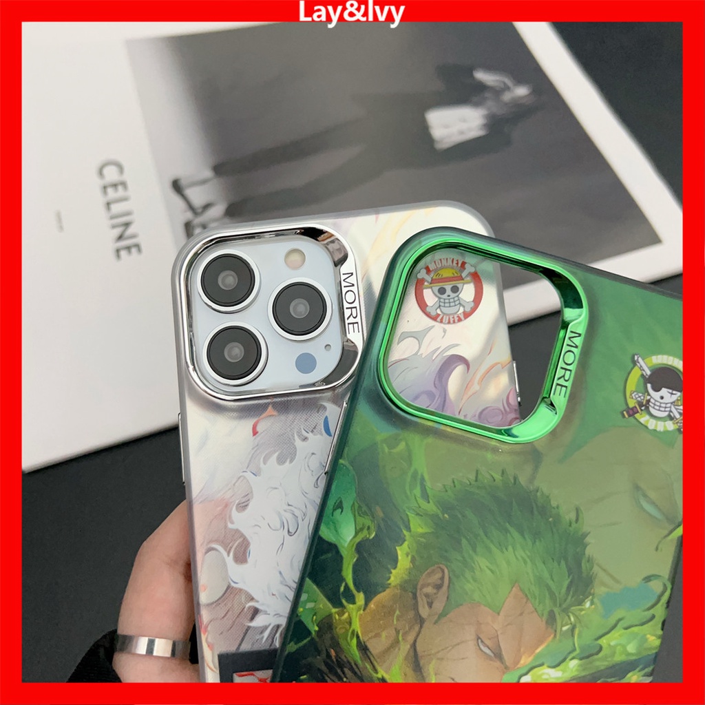 Hoạt Hình Ốp Điện Thoại Silicon In Hình one piece Cho iphone 14 14pro 14max 13promax 12 12promax 11