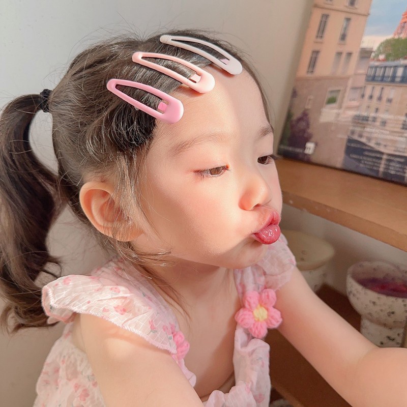 Set 3 Kẹp Tóc Hình Ngôi Sao Màu Sắc Kẹo Ngọt Phong Cách Hàn Quốc