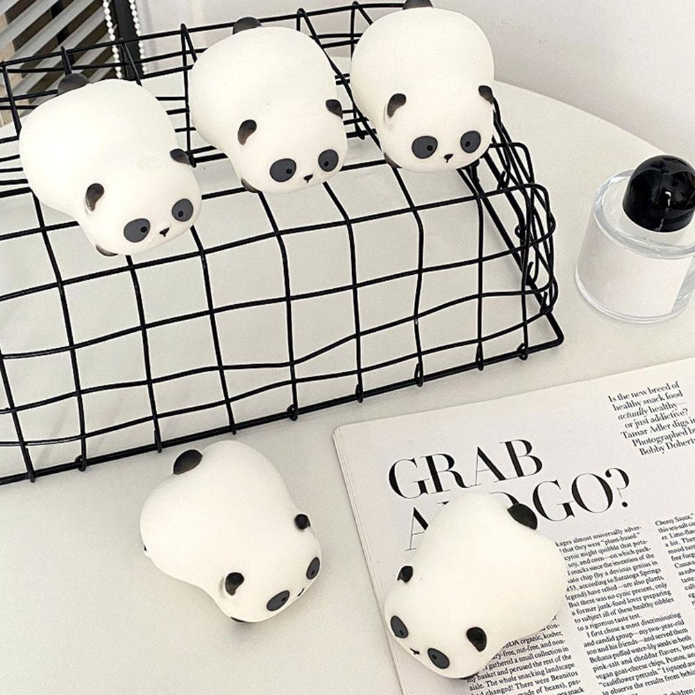 Đồ Chơi Nắn Bóp Đàn Hồi Giảm Stress Hình Gấu Trúc o0x4