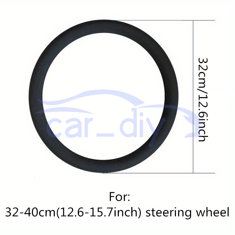 Silicone Vỏ Bọc Vô Lăng Xe Hơi Bằng Silicon Co Giãn Chống Trượt Thông Dụng Kích Thước 32-40cm / 12.6-15.7inch