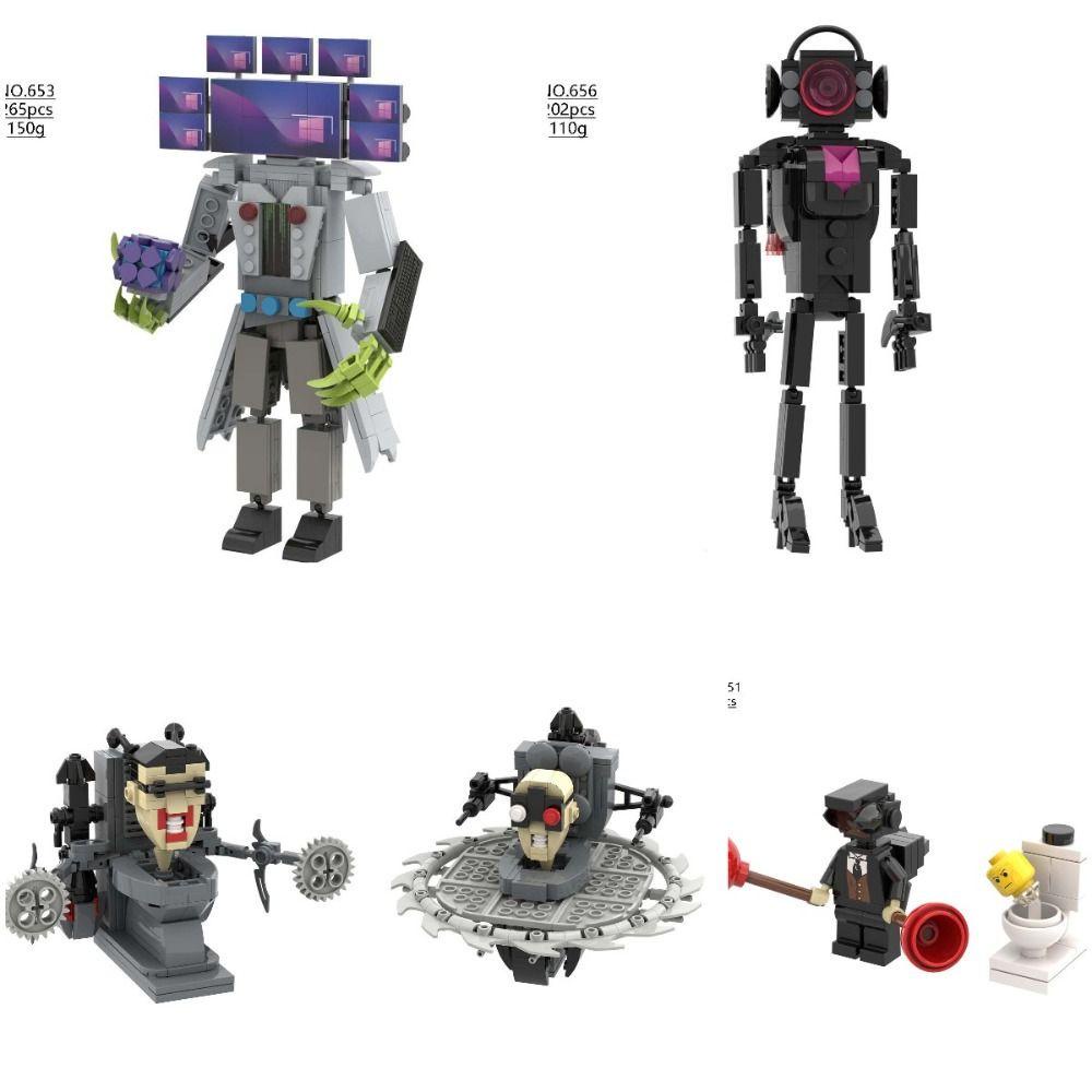 Pewany Bộ Đồ Chơi Mô Hình Người Đàn Ông Ngồi toilet skibidi Tháo Rời Siêu mới