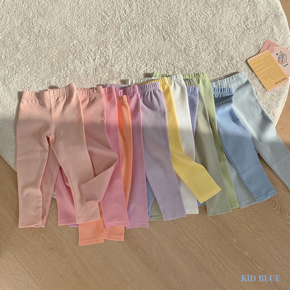 Quần Legging Dáng Ôm Co Giãn Tốt Thời Trang Mùa Thu Cho Bé