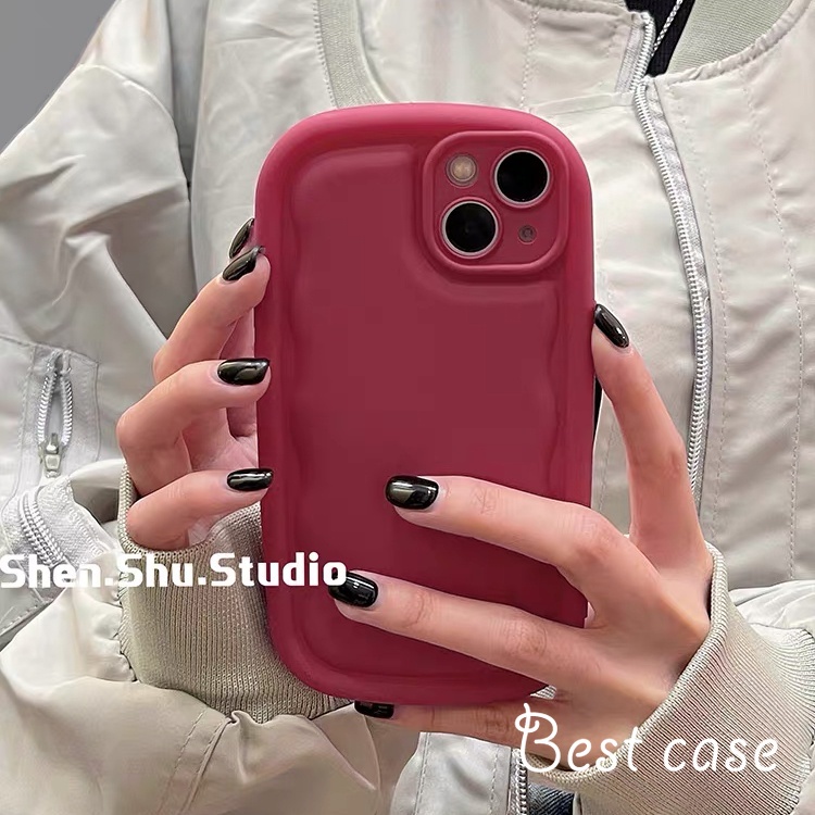 Ốp Điện Thoại Mềm Hình Elipse wave Cho iphone 15 14 13 12 11 pro max