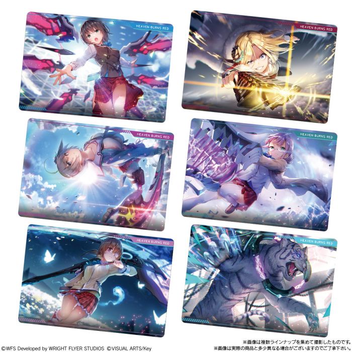 Thẻ wafer nhân phẩm Heaven Burn Red vol 2