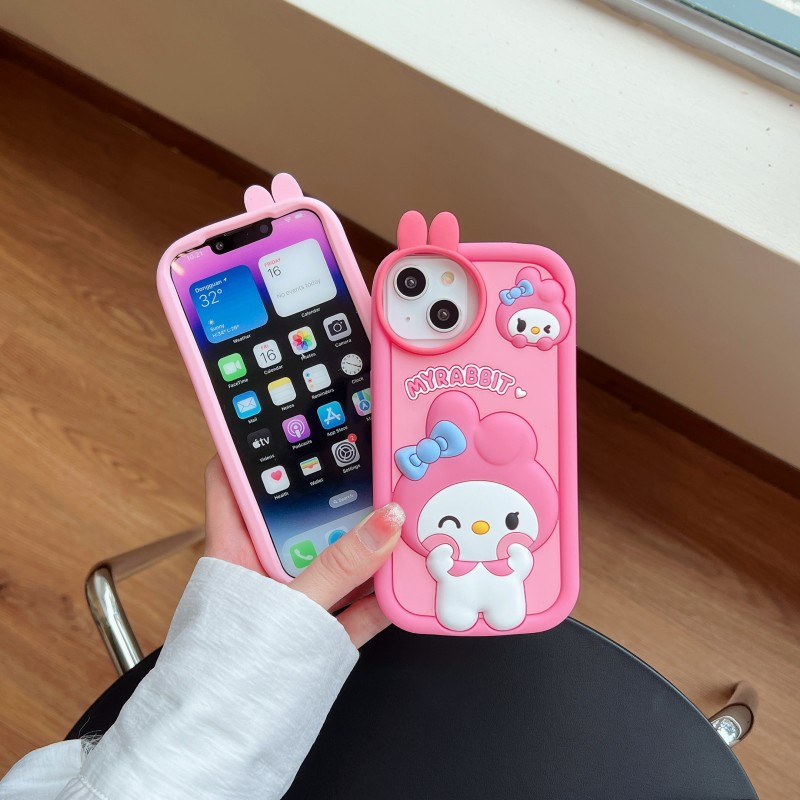 Sanrio Ốp Điện Thoại Họa Tiết my melody Dễ Thương Chống Sốc Cho iphone 15 14 13 12 pro max 11 13pro 14pro 15pro