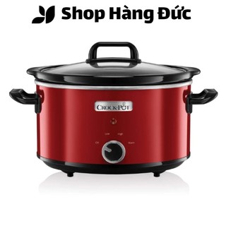 Nồi nấu chậm crockpot, dung tích 3,5l, nồi ninh cá, thịt, xương, nhập đức, bh 12 tháng, shop hàng đức