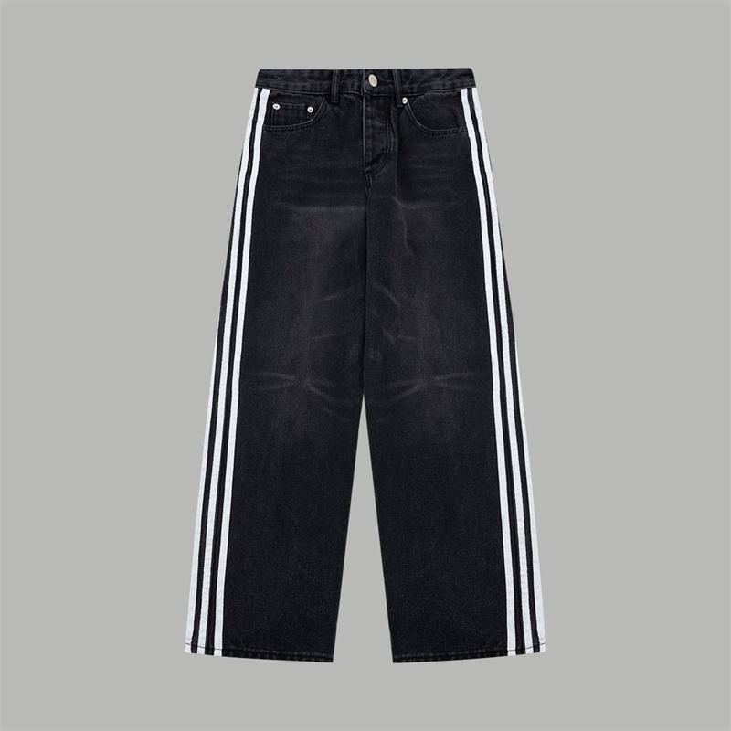 B55a-co Quần Jean Ba Sọc Thoải Mái Để Chạm Vào Xu Hướng Thời Trang Đẹp Nhìn Lên Cơ Thể Phong Cách unisex!