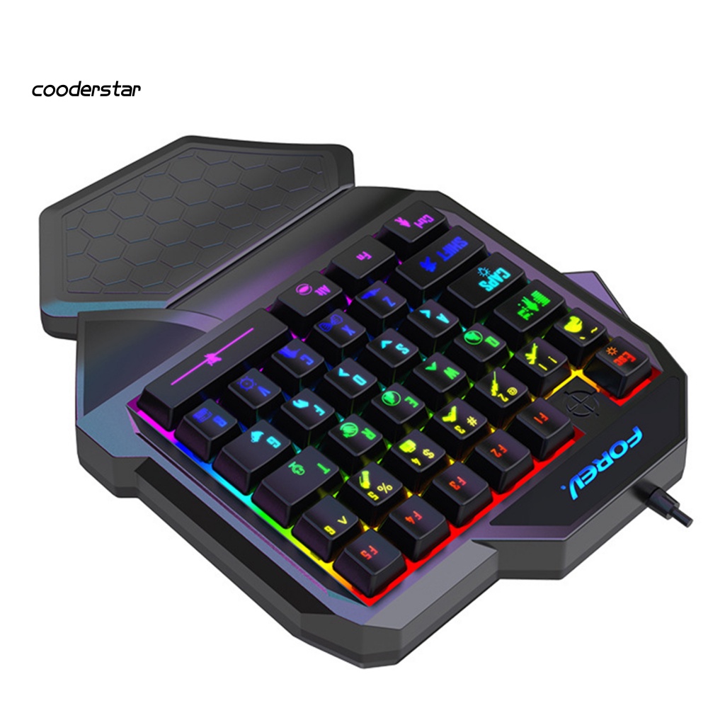Bàn Phím mini rgb Có Đèn Nền Hỗ Trợ Chơi game Cho pc