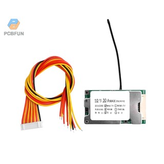 Bảng mạch sạc pin li-ion pcbfun bms 10s 30a 36v