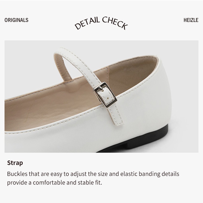 Giày maryjane Đế Bằng Hai Tông Màu   heizle]