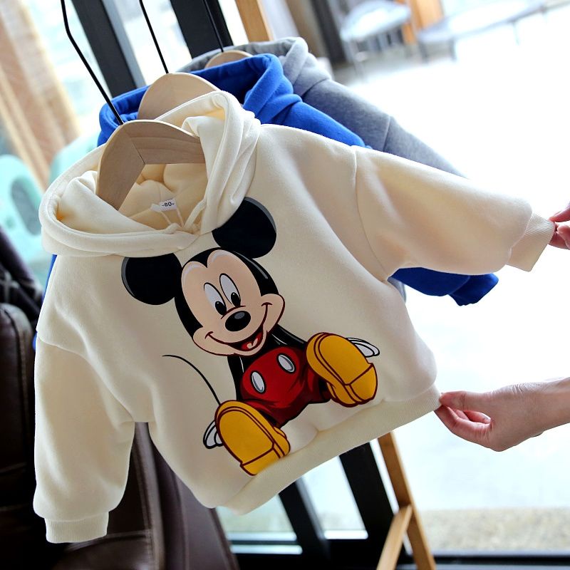 Phlis Áo hoodie Dày Dặn Giữ Ấm Thời Trang Thu Đông 2023 Cho Bé