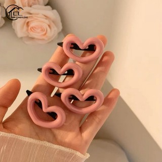 1 kẹp tóc hình trái tim màu hồng dễ thương kẹp tóc trái tim kẹp tóc màu hồng dễ thương kẹp tóc trái tim màu hồng xinh xắn phong cách hàn quốc