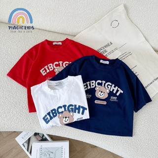 Áo thun cộc tay size đại Hàn Quốc chất cotton thoáng mát cho bé
