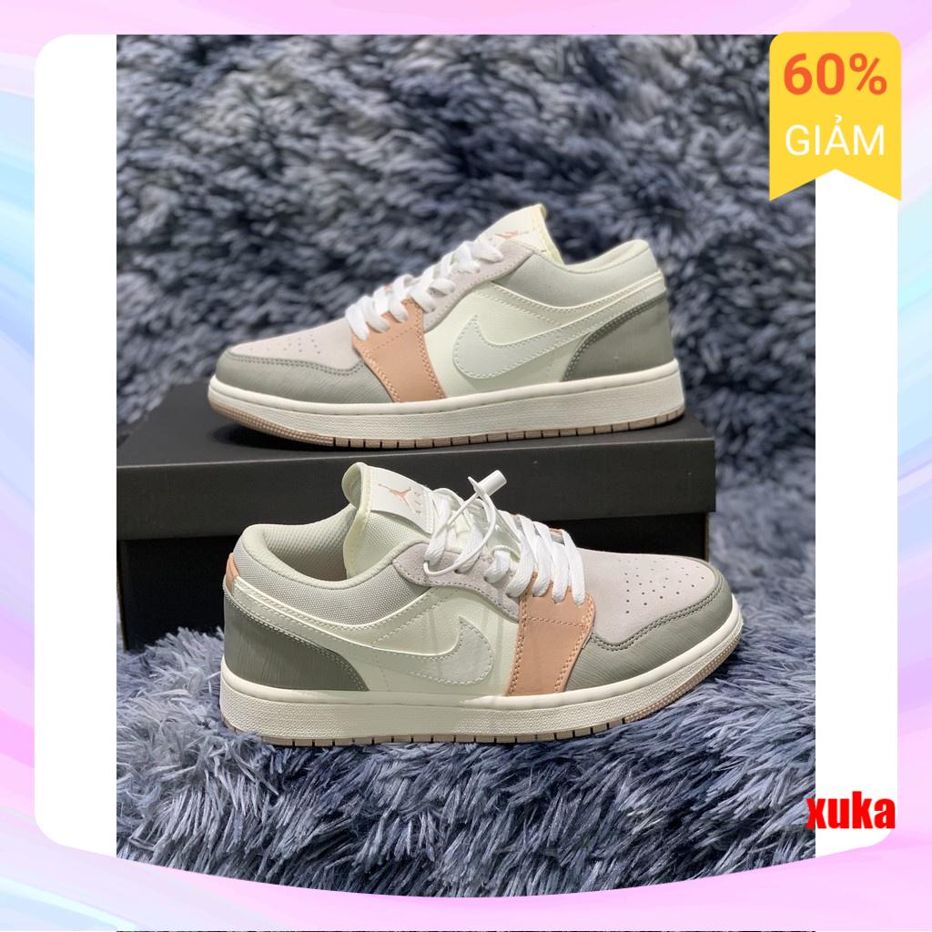 Giày Jordan JD Milan Nam Nữ, Giày Sneaker Jordan Milan màu hồng đất cổ thấp hàng đẹp SALE SỐC