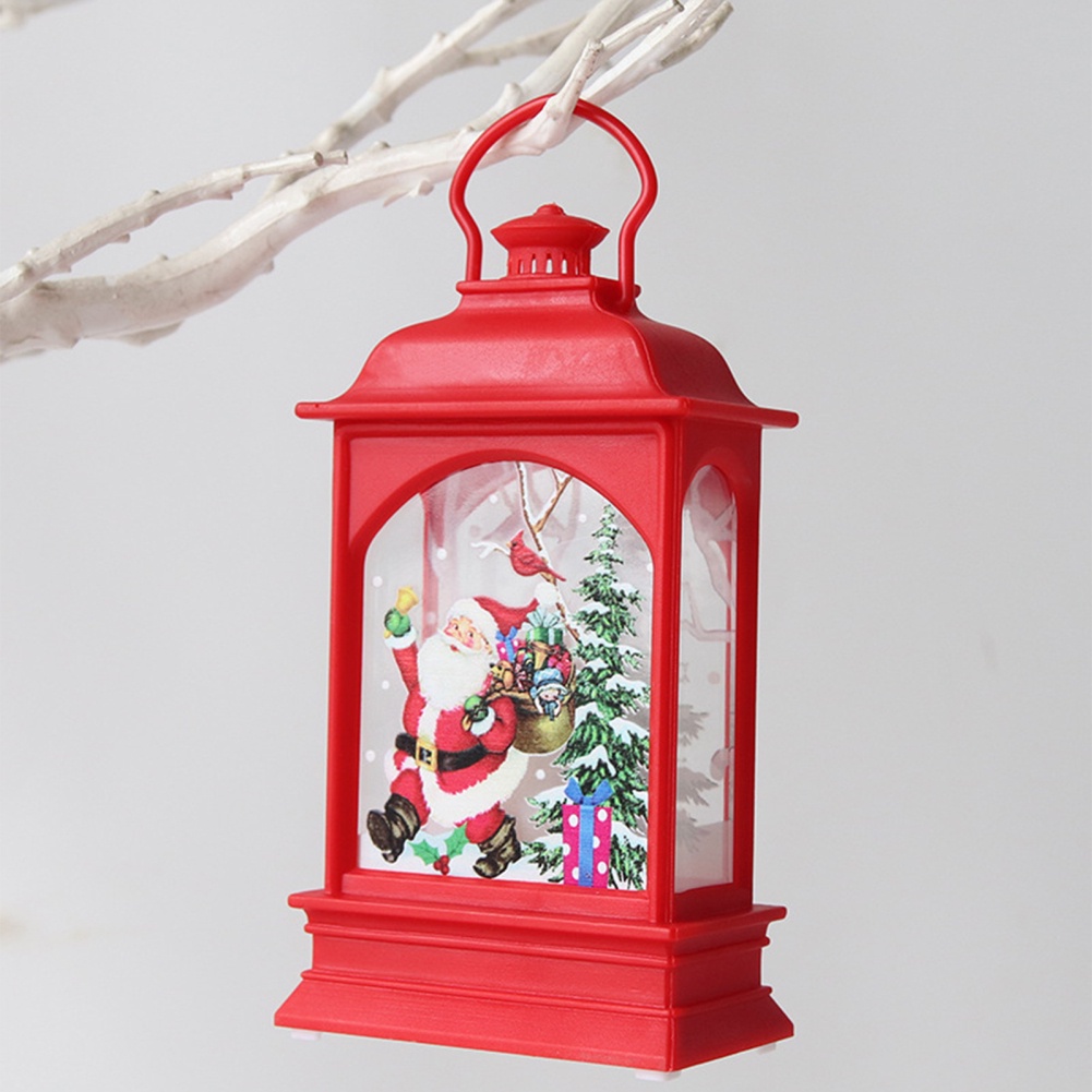 Đèn Trang Trí Giáng Sinh Di Động Sáng Tạo Có Thể Sử Dụng Như Cây Thông Noel Sơn Màu Trong Suốt Bên Nhỏ