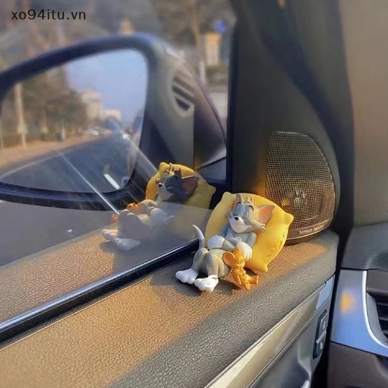Xoitu Mô Hình Mèo tom Và Chuột jerry Để Bàn Trang Trí Xe Hơi