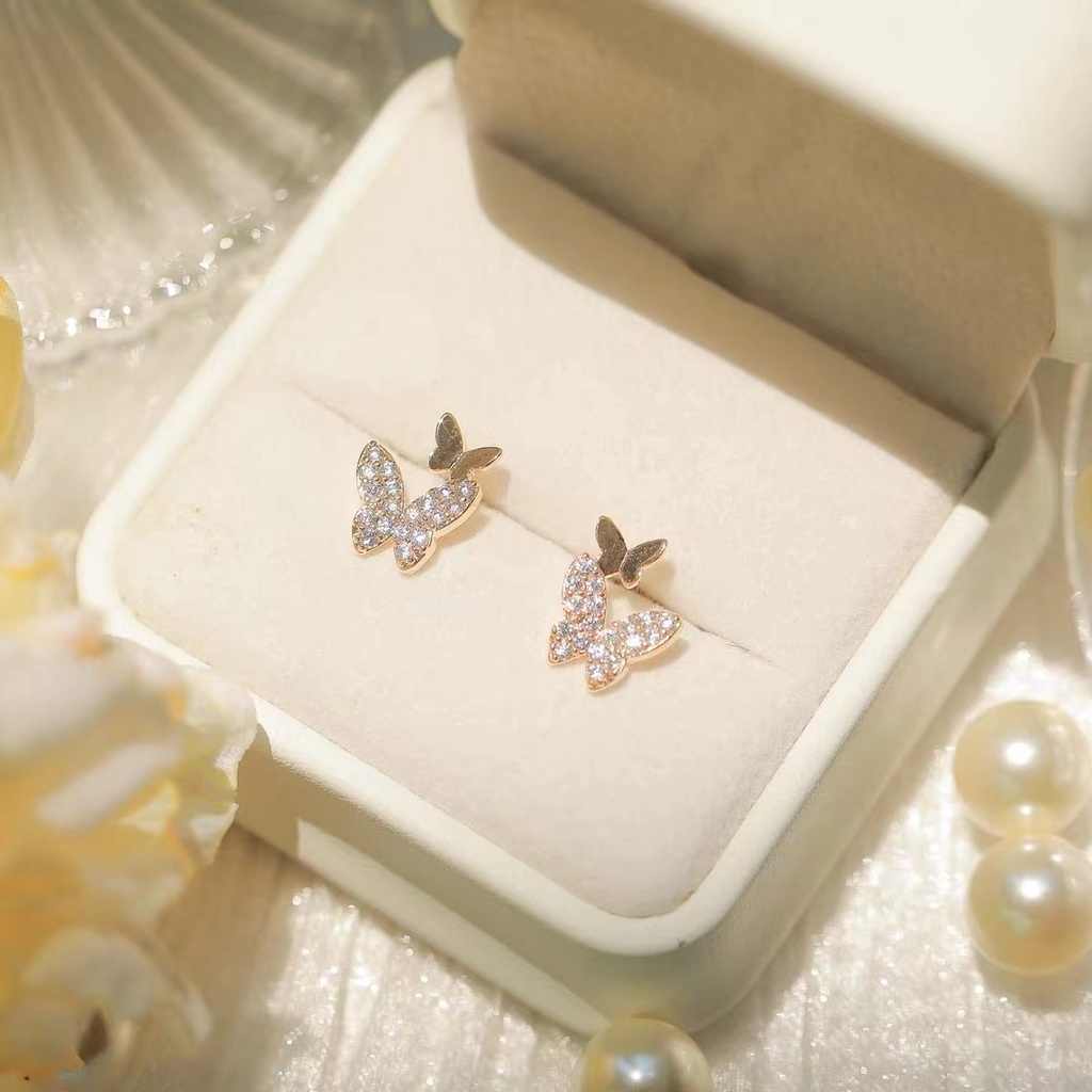 Khuyên Tai Tròn Đính Ngọc Trai Nhân Tạo Phong Cách Hàn Quốc