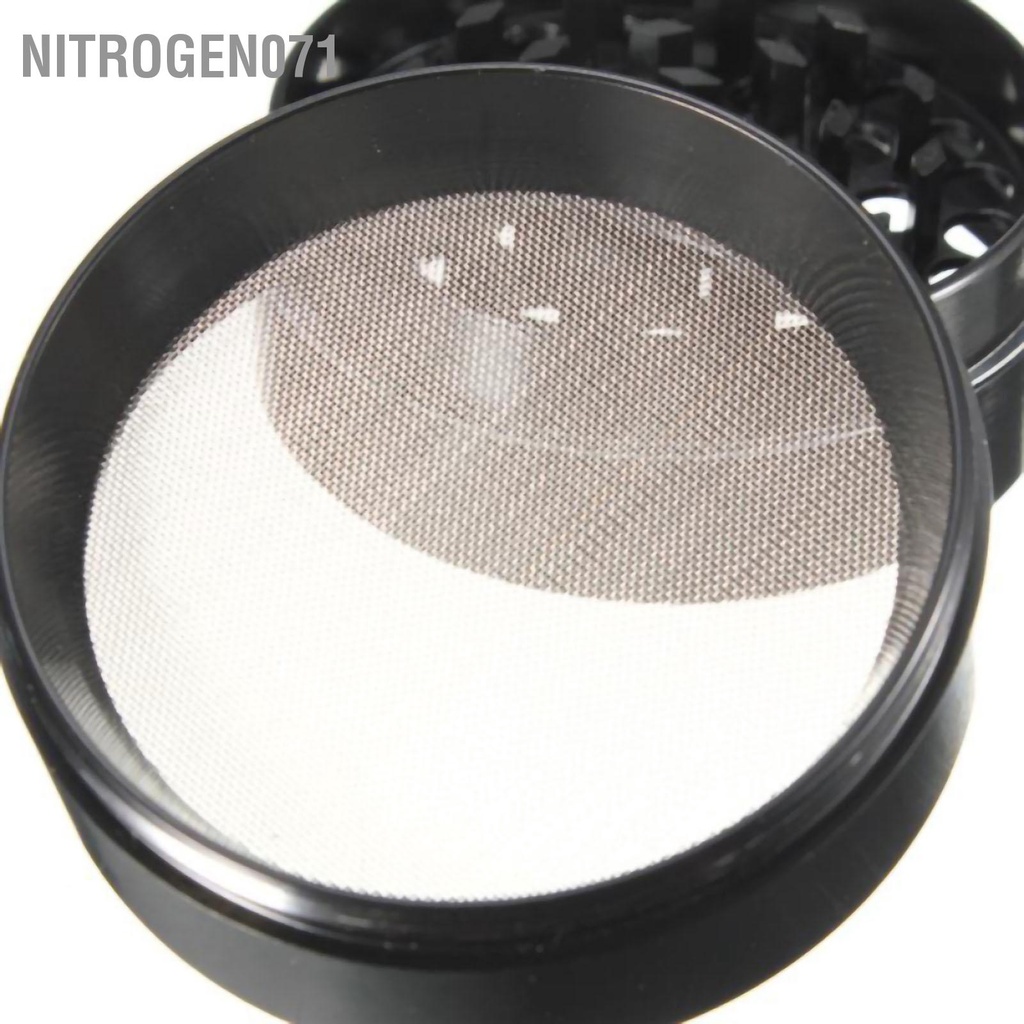 Nitrogen071 Máy xay cầm tay mini 40mm 4 lớp gia vị hợp kim kẽm có