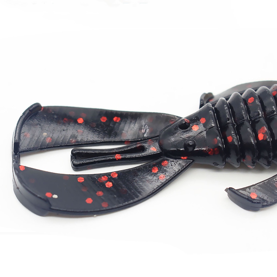 1 Mồi Tôm Giả Câu Cá Bằng Cao Su Mềm 8cm / 4.5g 12cm / 15.5g