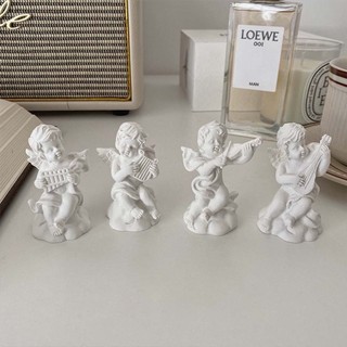 Mô Hình Thần Tình Yêu Nhỏ Màu Trắng mini Bằng Nhựa resin Phong Cách Hàn Quốc Dùng Trang Trí Trưng Bày / Làm Đạo Cụ Chụp Ảnh